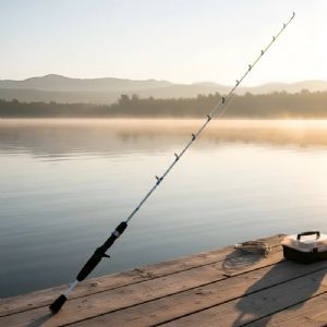 Vara Carretilha Piapara Escalibur Gel Flex Ultra Leve 1,20m